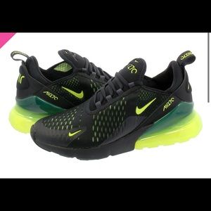 neon green nike 270
